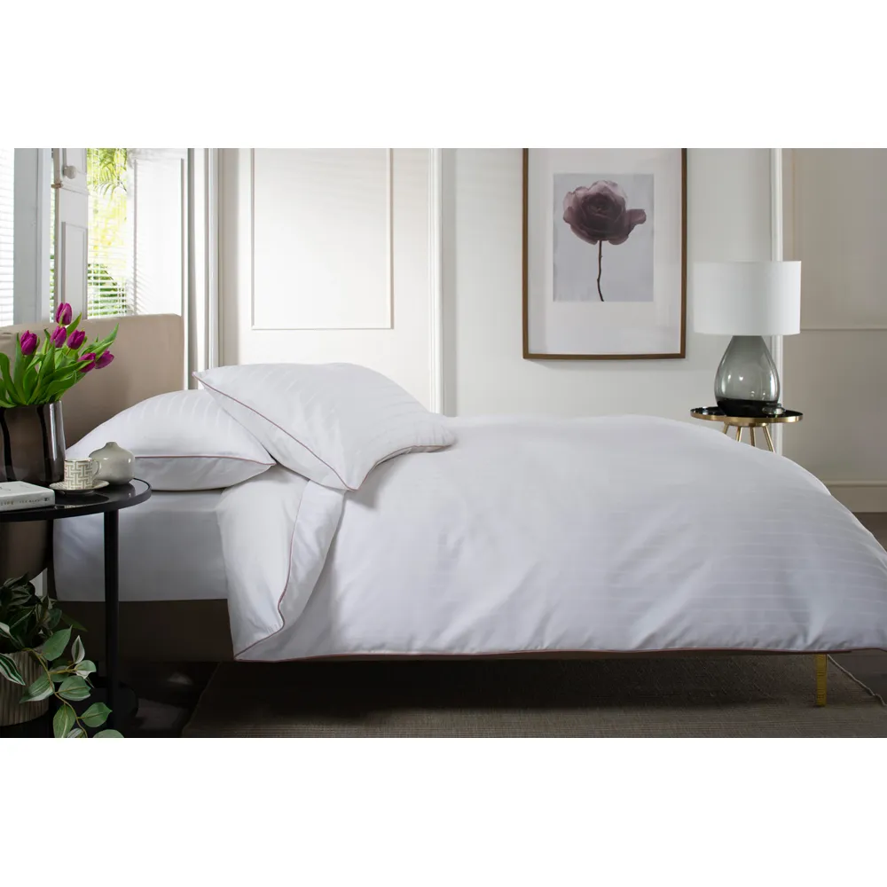 Durrants Lane Super King Size Duvet Set - White, Cotton