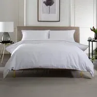 Durrants Lane Super King Size Duvet Set - White, Cotton