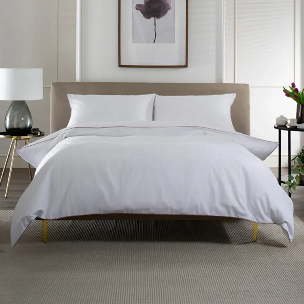 Durrants Lane Super King Size Duvet Set - White, Cotton