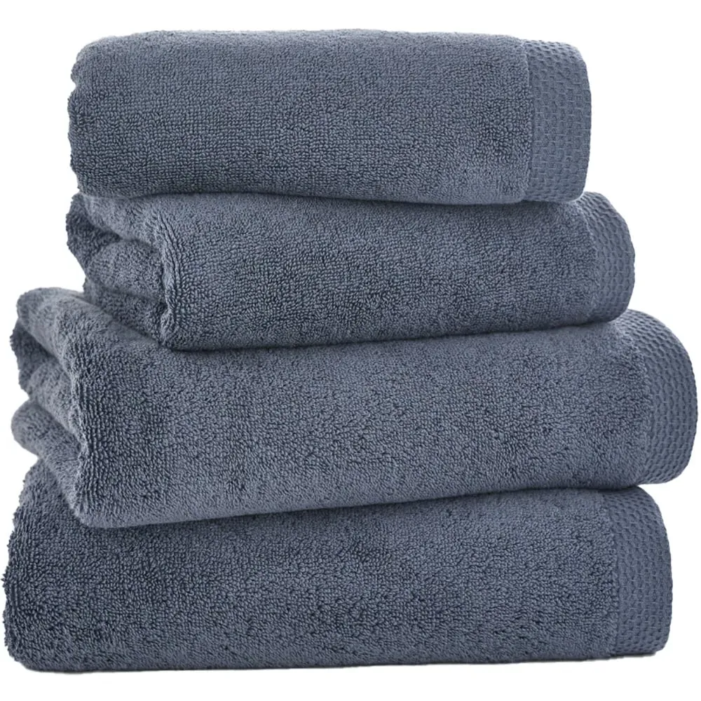 Egyptian Spa Bath Towel - Blue, Cotton image