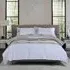 Elephants Double Duvet Set - White
