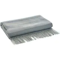 Elgin Large Plush Fleece Throw - Blue