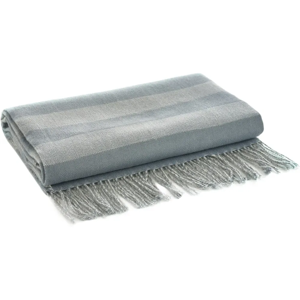 Elgin Large Plush Fleece Throw - Blue image