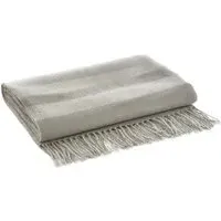Elgin Large Plush Fleece Throw - Grey