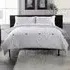 Filigree Hearts Double Duvet Set - White, Cotton