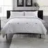 Filigree Hearts King Size Duvet Set - White, Cotton