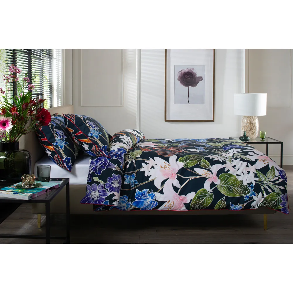 Floral Nightshade Single Duvet Set - Multi, Cotton