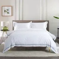 Hampstead Super King Size Duvet Set - Green, Cotton