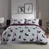Hattie Double Duvet Set Reversible - Grey, Cotton