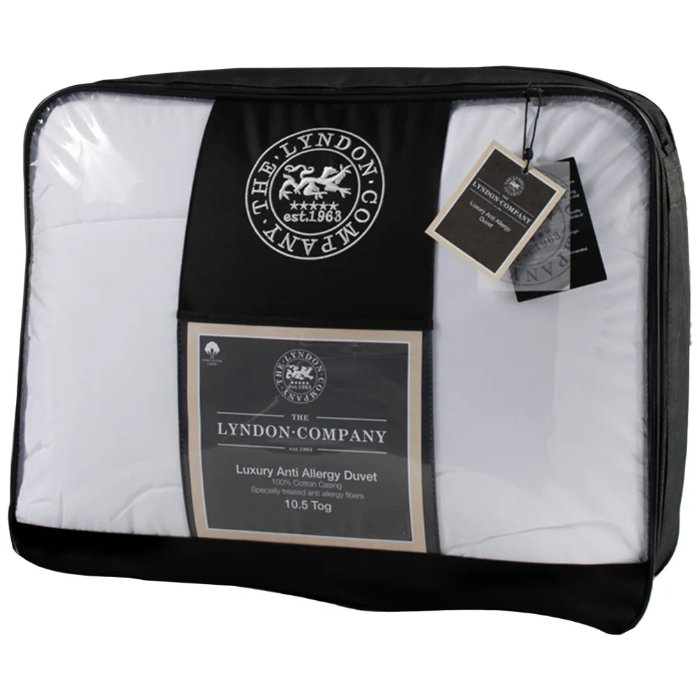 King Size Anti Allergy Duvet 10.5Tog - White image