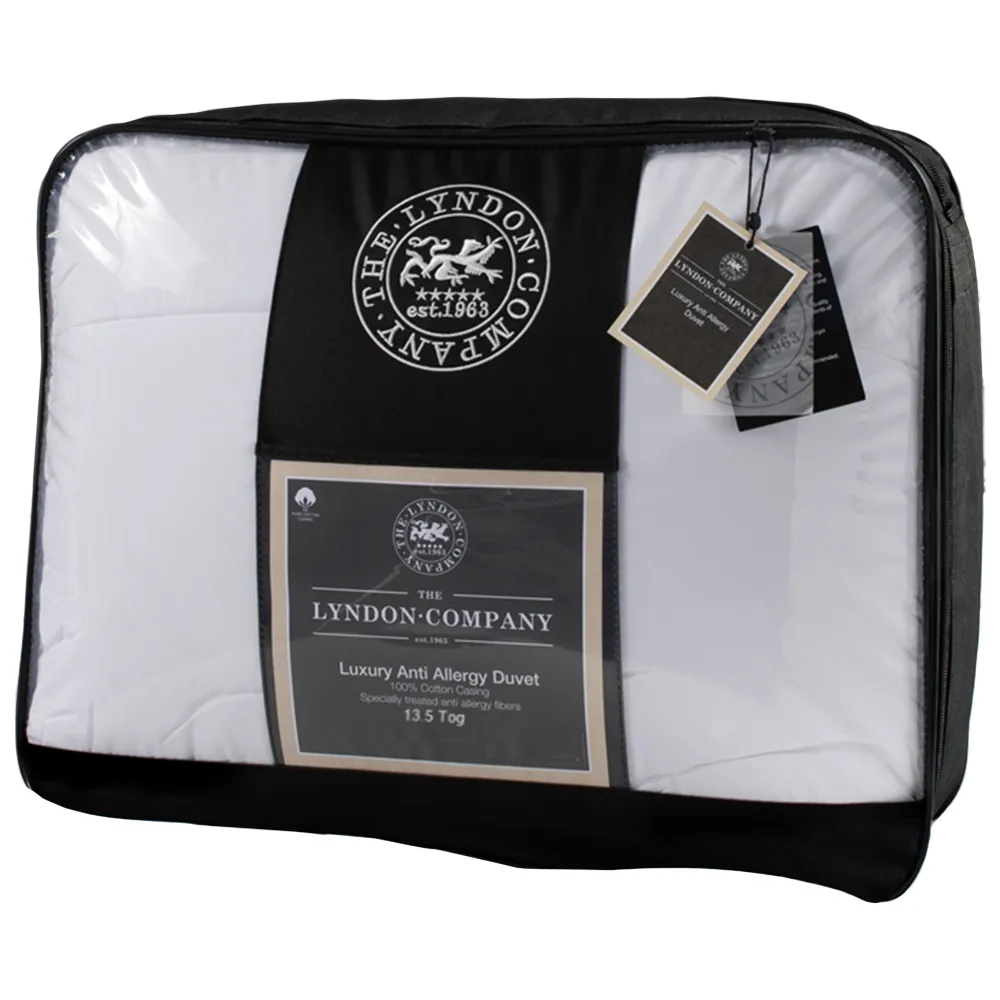 King Size Anti Allergy Duvet 13.5Tog - White