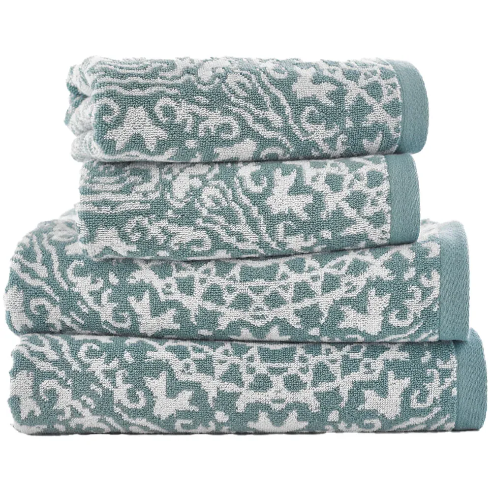 Lacy Connection Bath Sheet - Blue