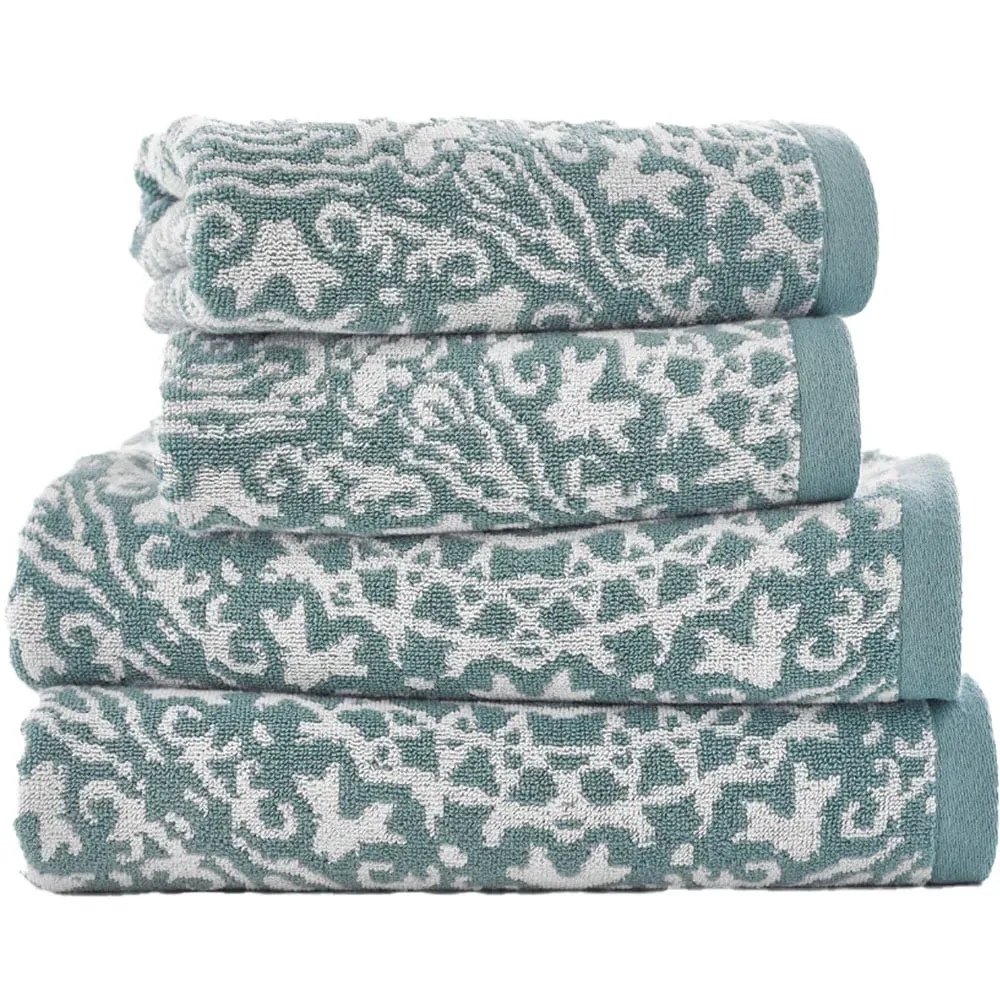 Lacy Connection Bath Towel - Blue image