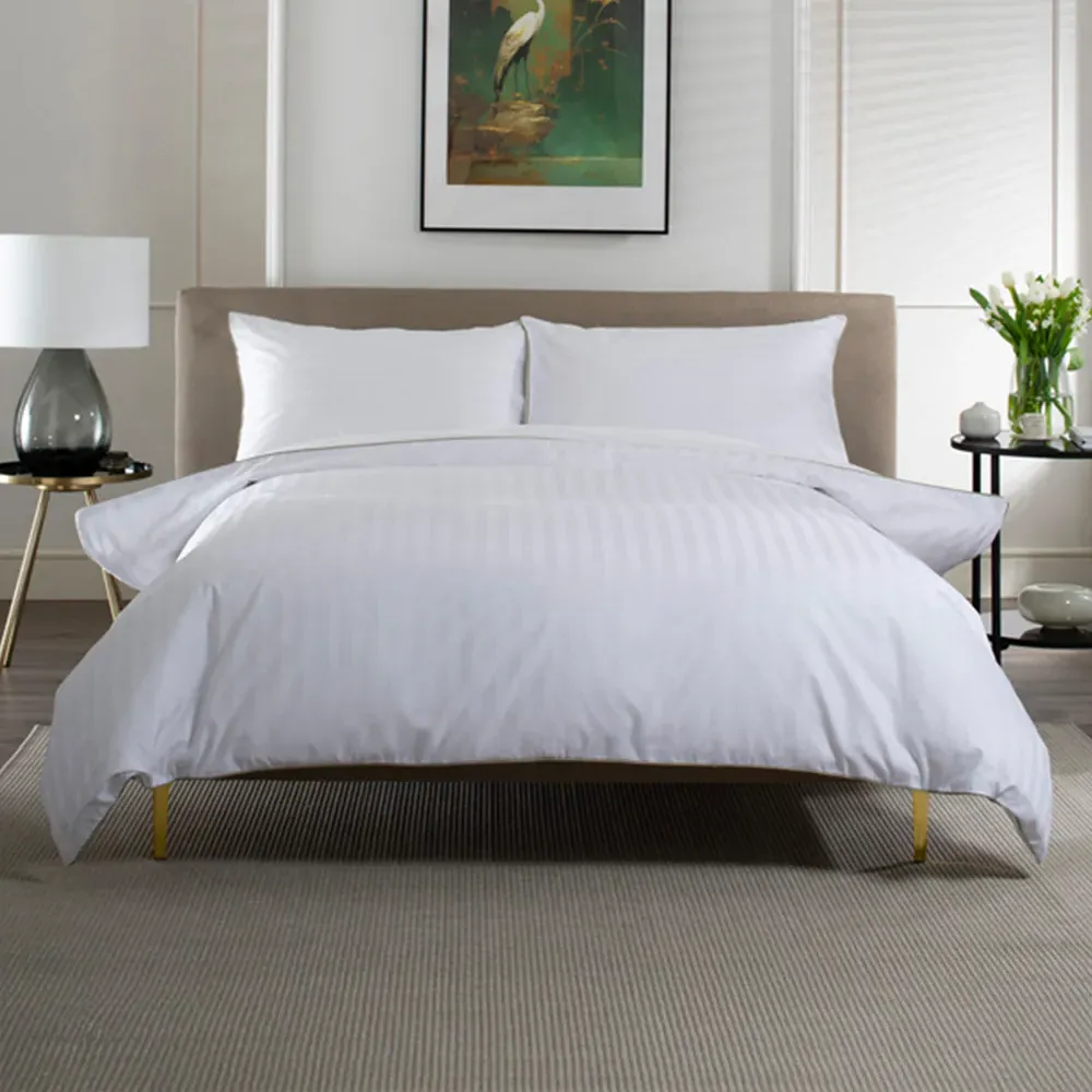 Loxley King Size Duvet Set - White, Cotton image