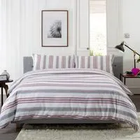 Magnate Double Duvet Set - Red, Cotton