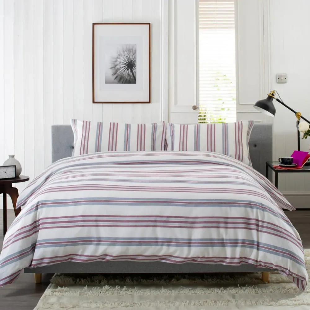 Magnate Double Duvet Set - Red, Cotton image