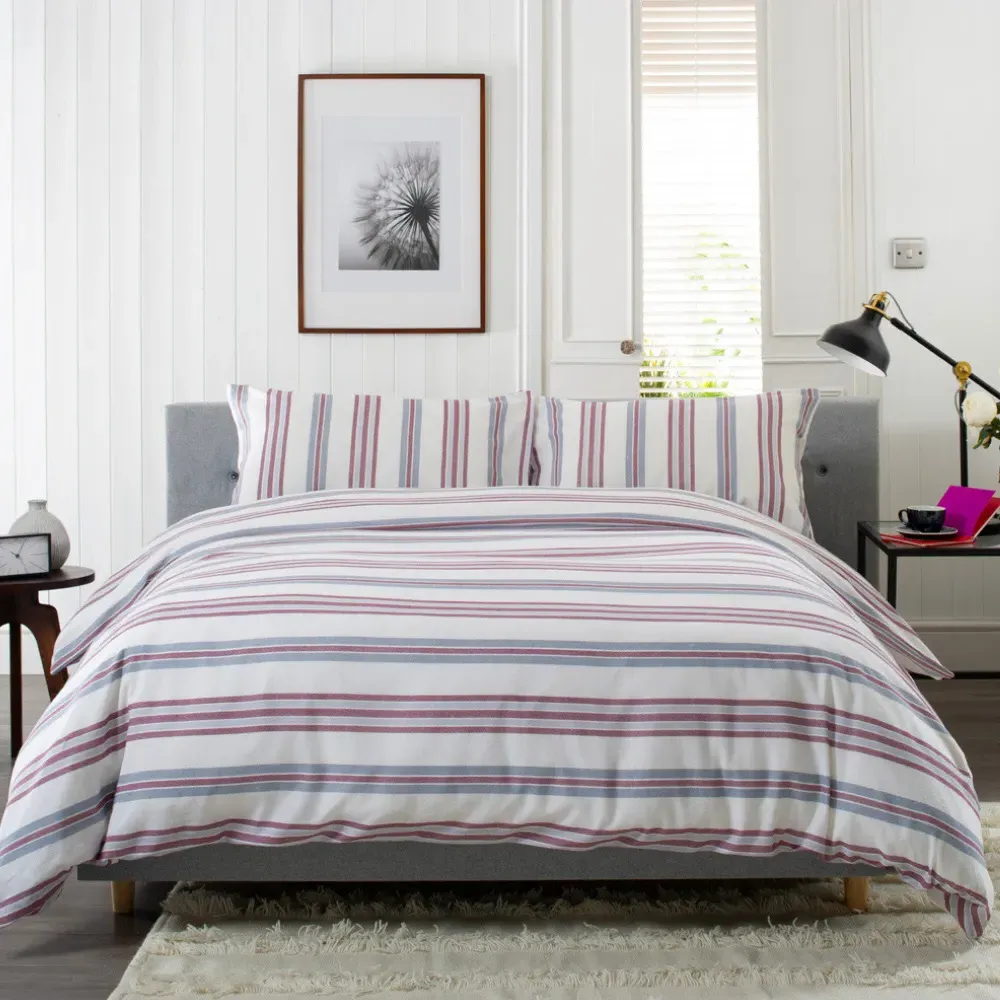 Magnate King Size Duvet Set - Red, Cotton