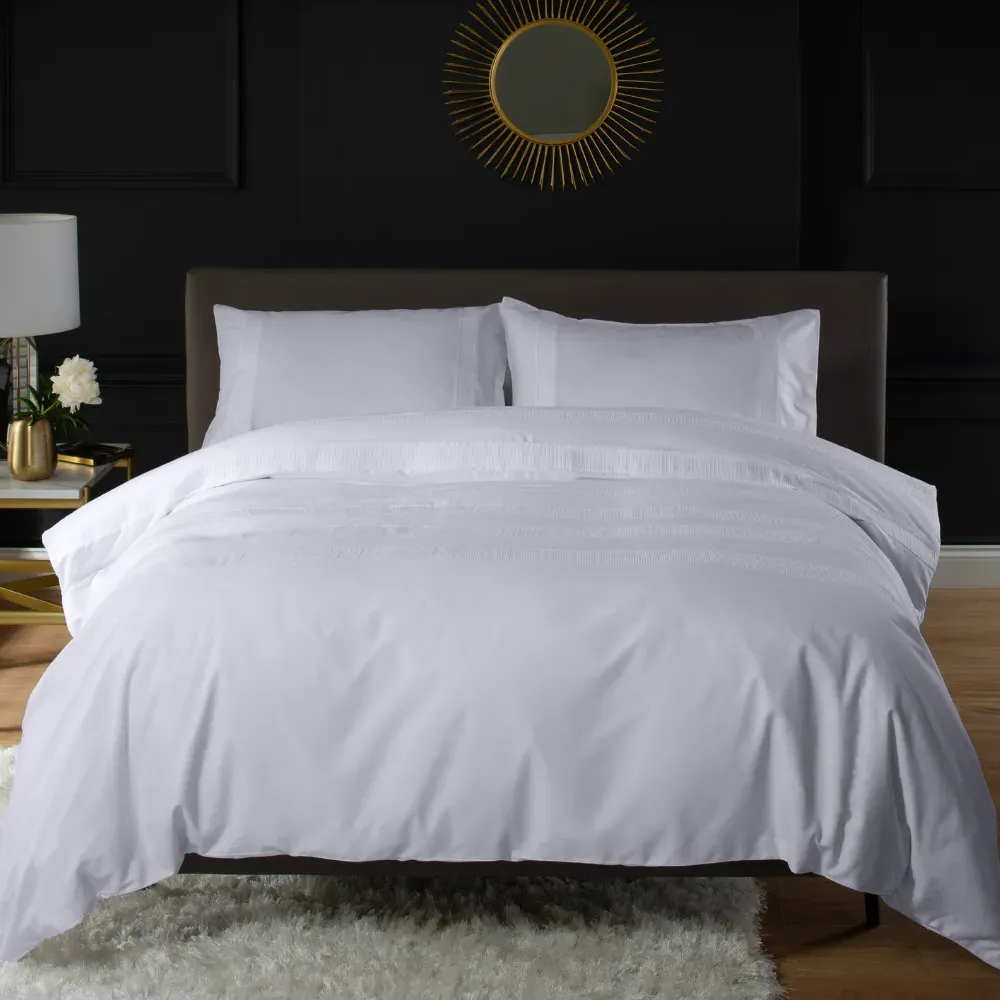 Marseilles Double Duvet Set - Blue, Cotton image