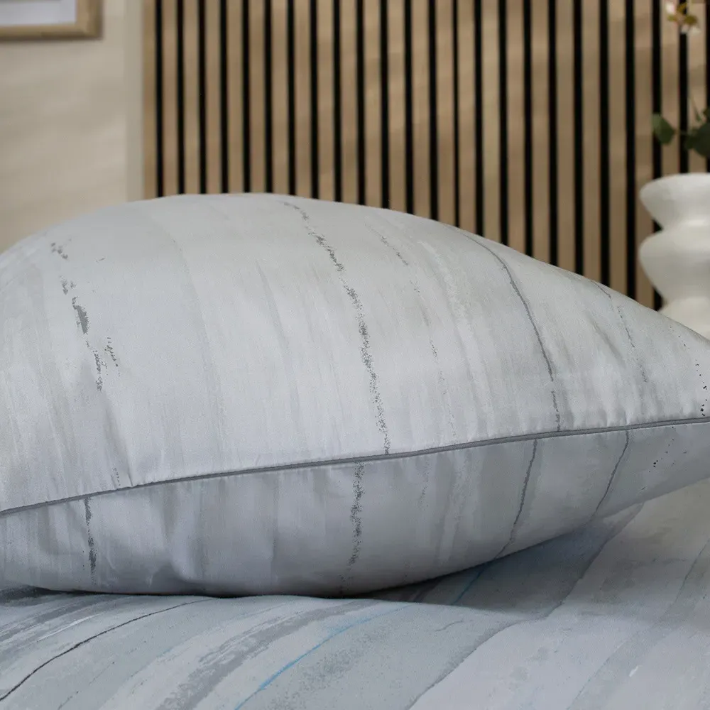Onyx Single Duvet Set - Grey, Cotton