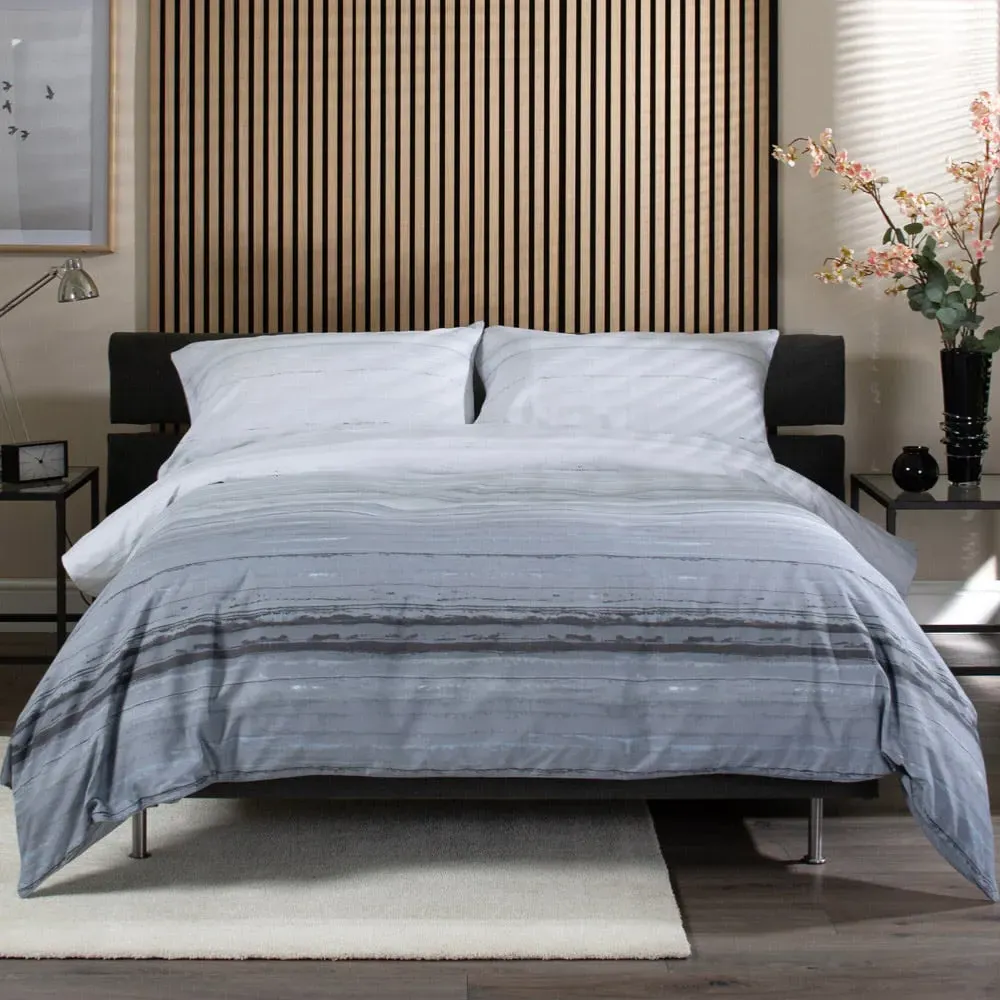 Onyx Single Duvet Set - Grey, Cotton image