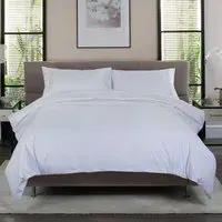 Organdie Swirl King Size Duvet Set - Blue, Cotton