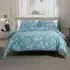 Petite Fleure King Size Duvet Set - Blue, Cotton