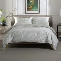 Petite Fleure King Size Duvet Set - Cream, Cotton