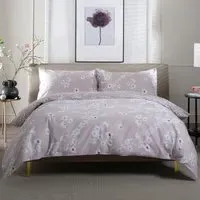 Petite Fleure Single Duvet Set - Pink, Cotton