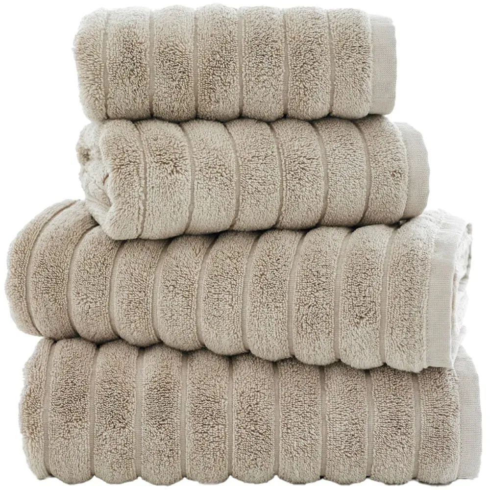 Ribbleton Bath Sheet - Cream, Cotton