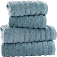 Ribbleton Hand Towel 2 Pack - Blue, Cotton