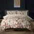 Single Spice Watercolour Floral Duvet Set - Brown, Cotton