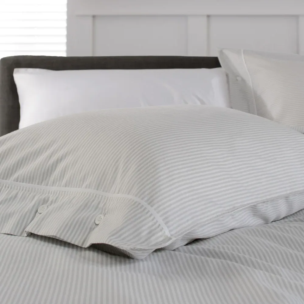 Southport Double Duvet Set - Blue, Cotton