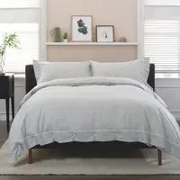 Southport Double Duvet Set - Green, Cotton