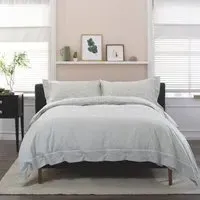 Southport King Size Duvet Set - Green, Cotton