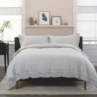 Southport Single Duvet Set - Green, Cotton