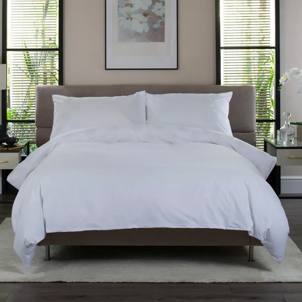 Spirals King Size 200 Thread Count Duvet Set - Blue