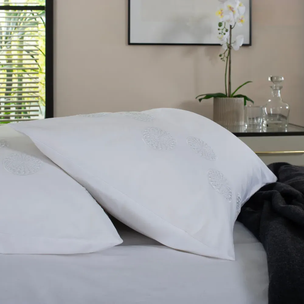 Spirals Super King Size 200 Thread Count Duvet Set - Blue