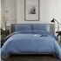 St Quentin King Size Duvet Cover Set - Blue, Cotton