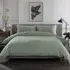 St Quentin Super King Duvet Cover Set - Green, Cotton