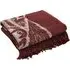 Stag Acrylic Throw - Mulberry