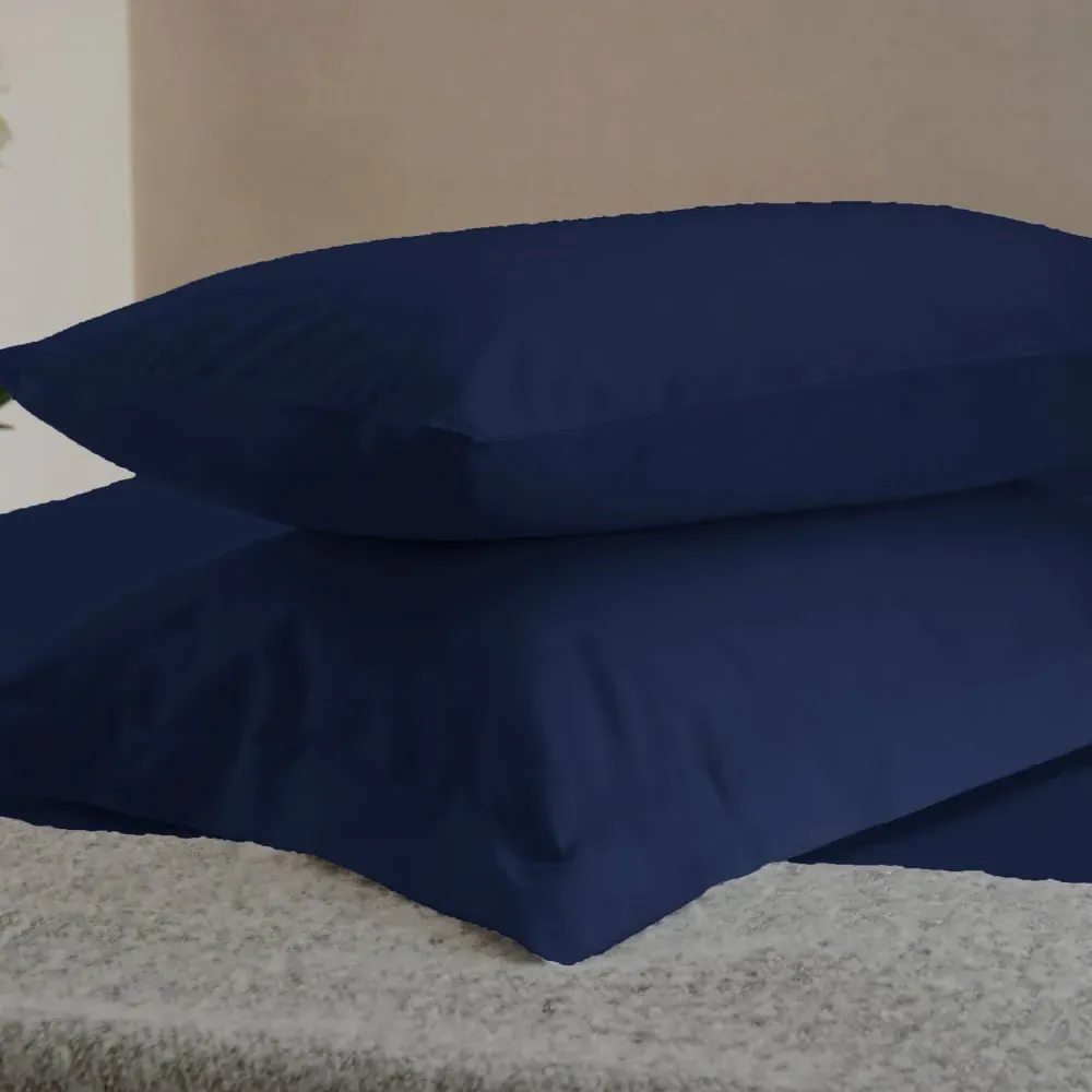 Standard Pillowcase 2 Pack - Blue, Cotton image
