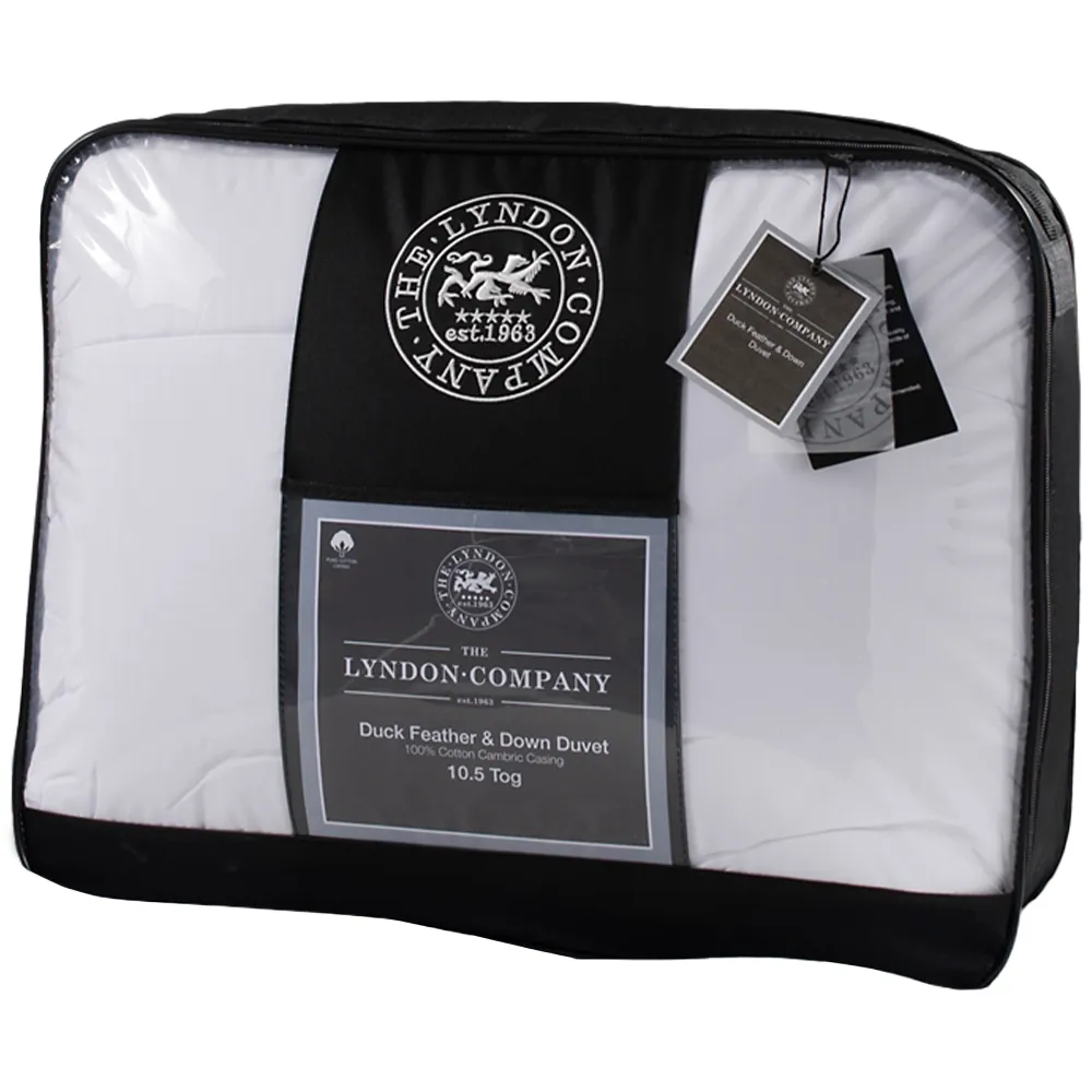 Super King Size Duck Feather and Down Duvet 10.5 Tog - White
