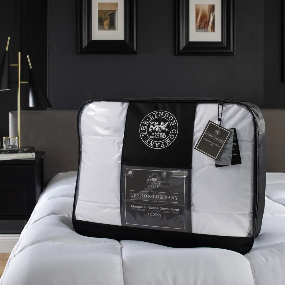 Super King Size Mongolian Goose Down Duvet 12Tog - White