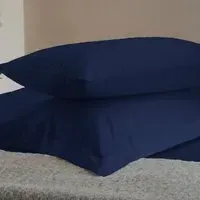 TLC Oxford 200TC Pillowcase Single Pack - Blue, Cotton