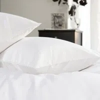 TLC Oxford 800TC Pillowcase Single Pack - White, Cotton