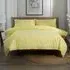 Tufted Daisy Double Duvet Set - Yellow, Cotton
