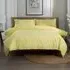Tufted Daisy Single Duvet Set - Yellow, Cotton
