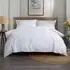 Tufted Daisy Super King Duvet Set - White, Cotton