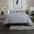 Tulle Double Reversible Duvet Set - Grey, Cotton