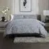 Tulle King Size Reversible Duvet Set - Grey, Cotton